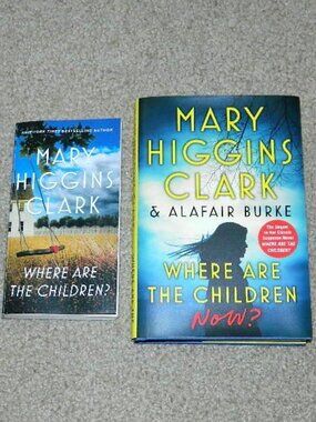 Mary Higgins Clark WHERE ARE THE CHILDREN NOW 2 Books Hardcover Paperback